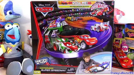 Cars 2 Micro Drifters Motorized Super Speedway Track Playset Disney Pixar Multi Launcher cartoys