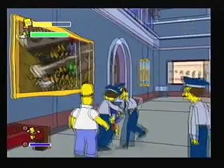 The Simpsons Game: Bartman Begins PS2 part 2