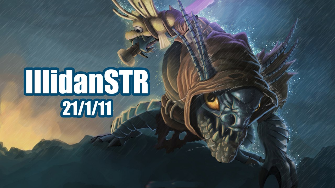 IllidanSTR Slark Gameplay@8300 MMR