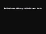 PDF British Saws: A History and Collector's Guide  Read Online