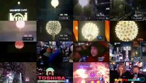 Every Times Square ball drop of the 2000s at once