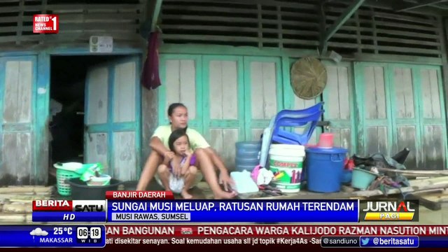 Sungai Musi Meluap, 8 Desa di Musi Rawas Kebanjiran