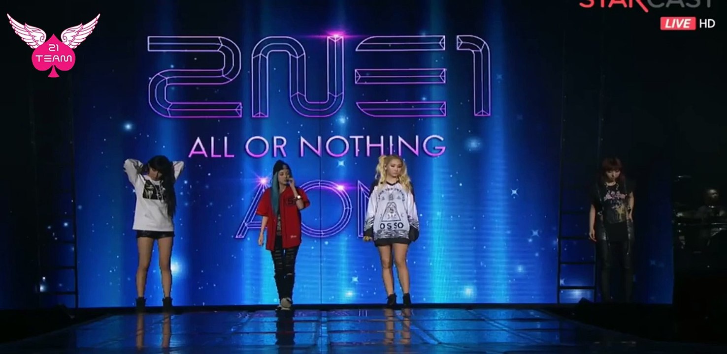 [Vietsub] 2NE1 AON Open Rehearsal - Missing You (Soundcheck)