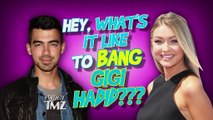 Gigi Hadid and Joe Jonas Are Mobbed in Paris