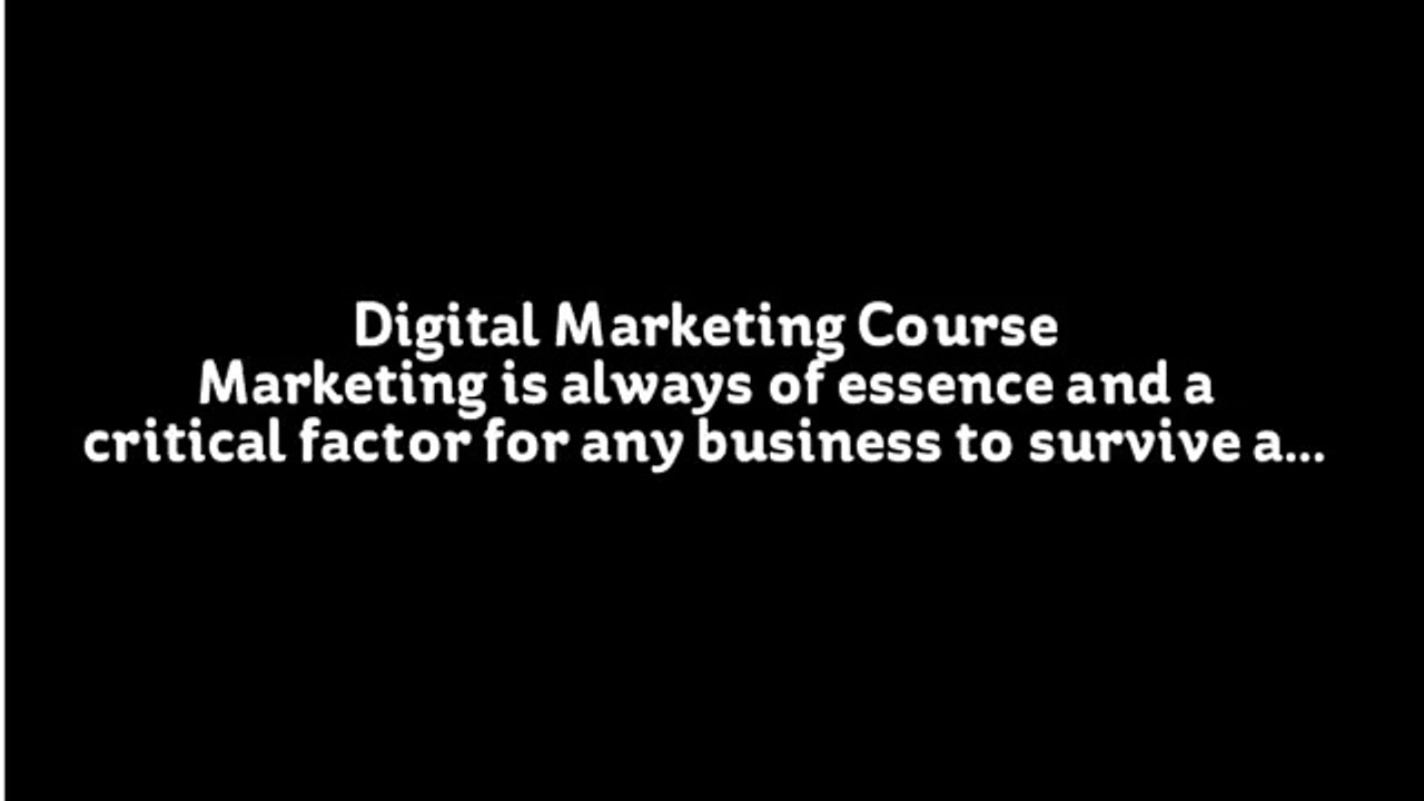 Digital Marketing Course Pune