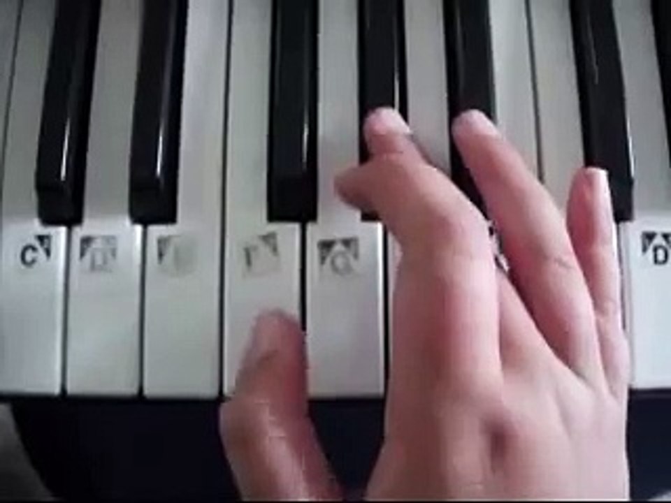 how to play axel f on piano easy
