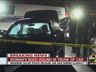 Body found in trunk of car in Phoenix