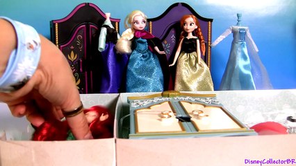 Princess Ariel Mini Wardrobe Doll PlaySet DisneyStore Royal Closet Unboxing by FunToys