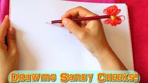 Drawing Sandy Cheeks from Spongebob Squarepants