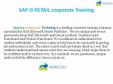 SAP IS-RETAIL corporate Training in mumbai,kharagpur,assam,pune