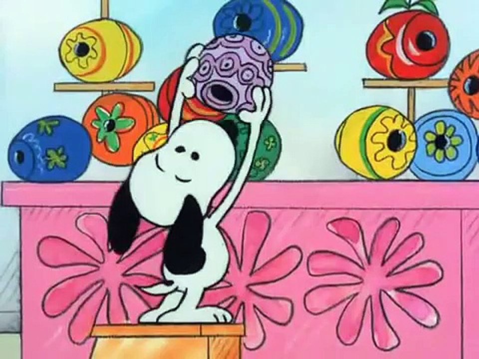 Snoopy and Bunnies Dance scene from Its the Easter Beagle, Charlie