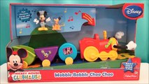 MICKEY MOUSE CLUBHOUSE WOBBLE BOBBLE CHOO CHOO TRAIN DISNEY VIDEO TOY REVIEW