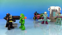 Imaginext Batman Heat Blaster Adventure: with Robin, Mr Freeze, Superman, Flash, and Green Arrow!