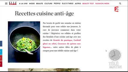 Les recettes cuisine anti-vieillissement/Des applis pour modifier son visage - 2016/02/29