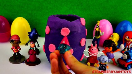 Magic Play Doh Surprise Egg with Frozen My Little Pony Barbie Cars 2 & More by StrawberryJamToys