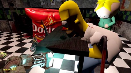 Five Nights at Freddys 2, 3, and 4 with Homer Simpson (Gmod Sandbox Funny Moments)