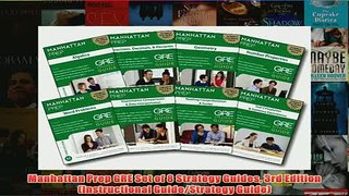 Download PDF  Manhattan Prep GRE Set of 8 Strategy Guides 3rd Edition Instructional GuideStrategy FULL FREE