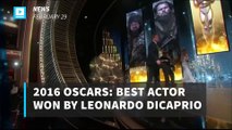 2016 Oscars: Best Actor Won By Leonardo DiCaprio