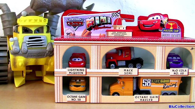 Disney Cars Trucks Mack Semi Truck Octane Gain Hauler, Lightning McQueen car-toy Screaming Banshee