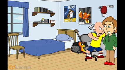 Caillou Goes to THEM Anime/Runs Away, Gets Grounded