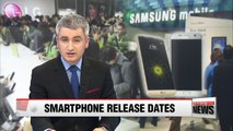 Samsung, LG to release latest smartphones in coming weeks