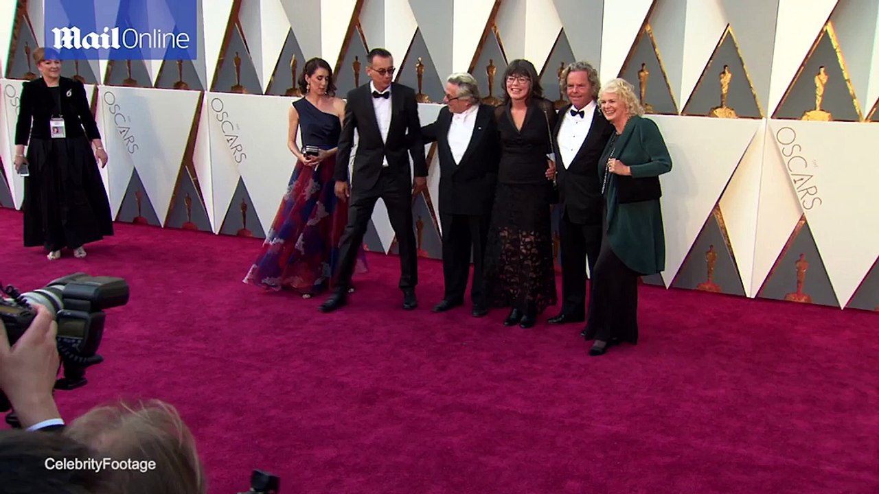 Mad Max director George Miller arrives at the 2016 Oscars!!