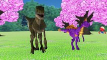 Dinosaurs Cartoons for Children A Wise Old Owl Nursery Rhymes | Dinosaurs 3D A Wise Old Ow