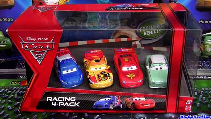Cars 2 Denise Beam Racing 4-pack Target Exclusive Raoul CaRoule Disney Miguel Camino Diecast