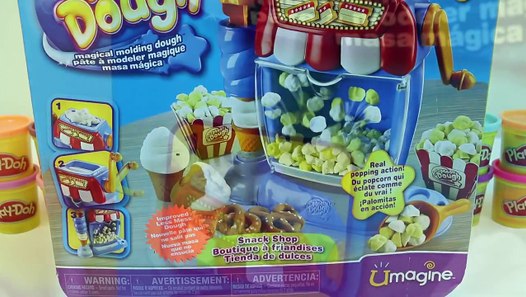 moon dough popcorn maker movie theater snack shop playset