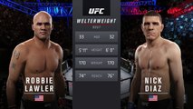 LAWLER VS DIAZ | EA SPORTS UFC 2 BETA GAMEPLAY