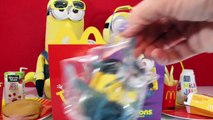 2015 McDonalds Happy Meal Toys MINIONS Movie Full Set Toypals.tv