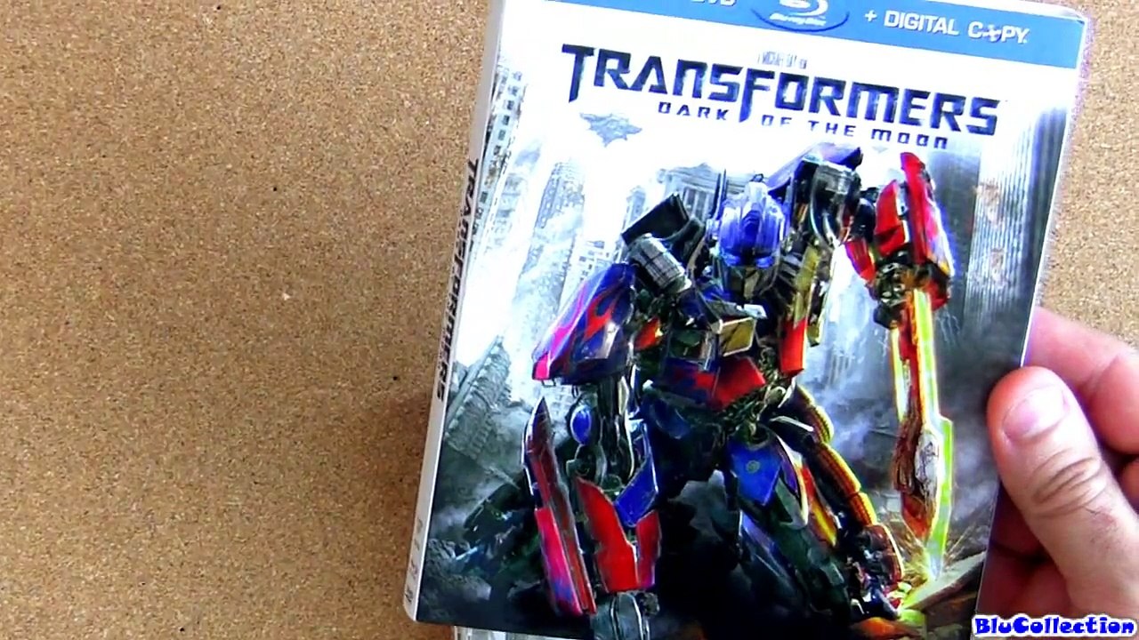 Transformers 3 blu ray unboxing review Dark of the Moon