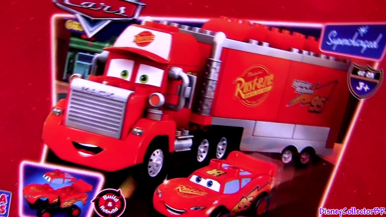 Cars Mega Bloks Mack Truck Hauler Buildable Toys Lightning McQueen Epic Review Disney Blocks