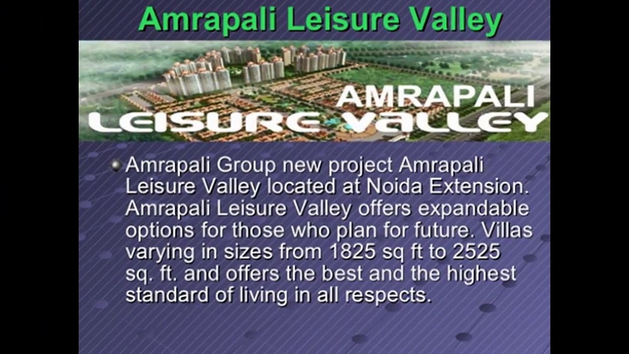 Amrapali Leisure Valley To The Heart Of Noida