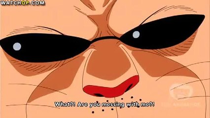 Luffy laugh at Pekoms