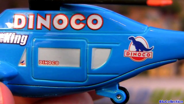 Mater Rides in Helicopter Dinoco Airplane Hector Vector Disney Pixar Cars Talking Chopper Review