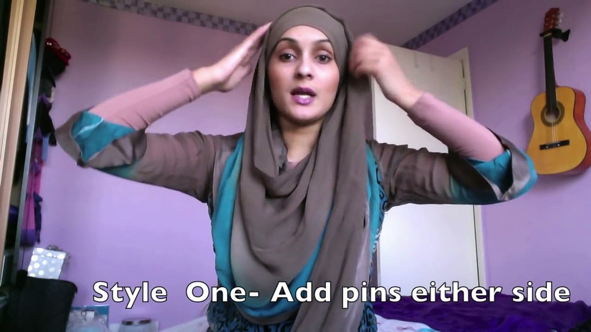 Hijab Style Using DUPPATA - Dupatta Hijab Styles -HOW TO USE DUPATTA FOR  HIJAB STYLE - Wear Dupatta Hijab style - video Dailymotion