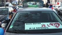 Manifestation des auto-écoles à Paris