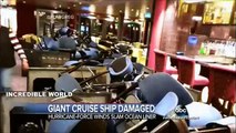 Into The Storm- Royal Caribbean Cruise Ship Anthem Of The Seas BATTERED By 30ft Waves!!!!