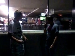 emo gets knocked out!