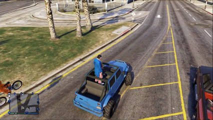 GTA V Funny Moments - Construction Workers, Vehicle Glitches, Moving Big Rocks!