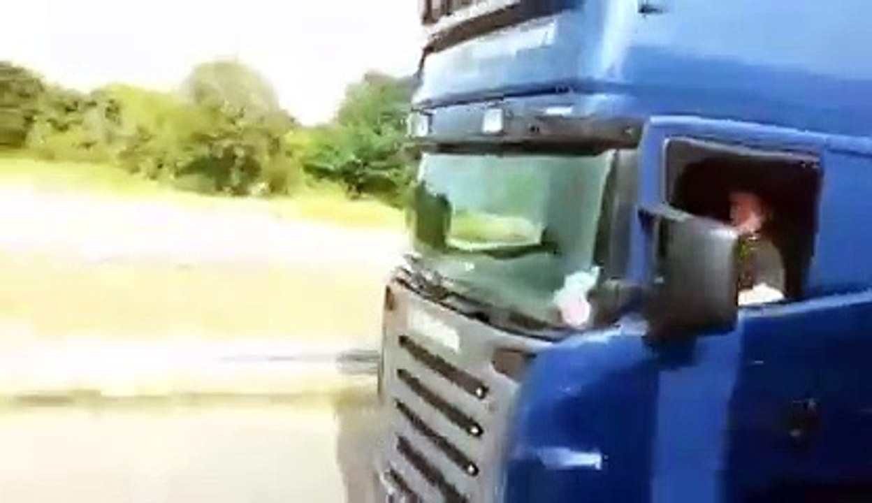 Задели достоинство водителя грузовика