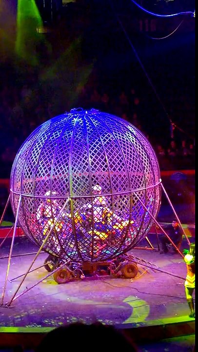 Accident lors d'un numéro de la "boule de la mort"