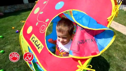 Домик - палатка с шариками