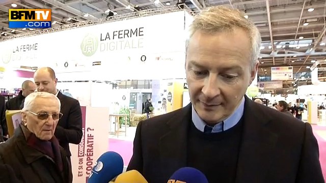 Le Maire: François Hollande ne s'est pas occupé des paysans français