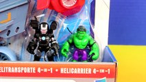 Marvel Super Hero Adventures Playskool Hulk War Machine Vs. Imaginext Bane Riddler Joker