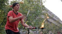 Amazing juggling in Amsterdam