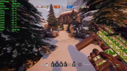 Rainbow Six Siege | GTX 970 + i7 4790K | Benchmark (1080p60fps)