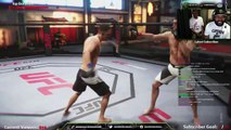 EA UFC 2 - RAMPAGE Jackson plays Beta - Nick Diaz vs Nate Diaz