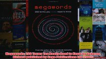 Download PDF  Megawords 200 Terms You Really Need to Know by Osborne Richard published by Sage FULL FREE